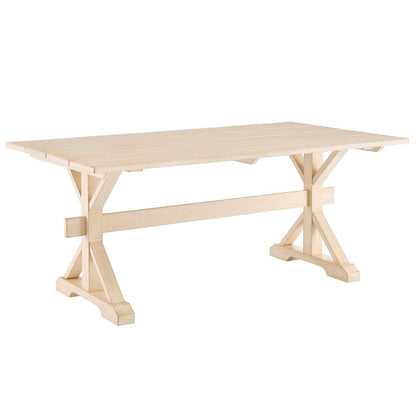 Modway Windchime 71" Wood Dining Table, EEI-4579 FredCo