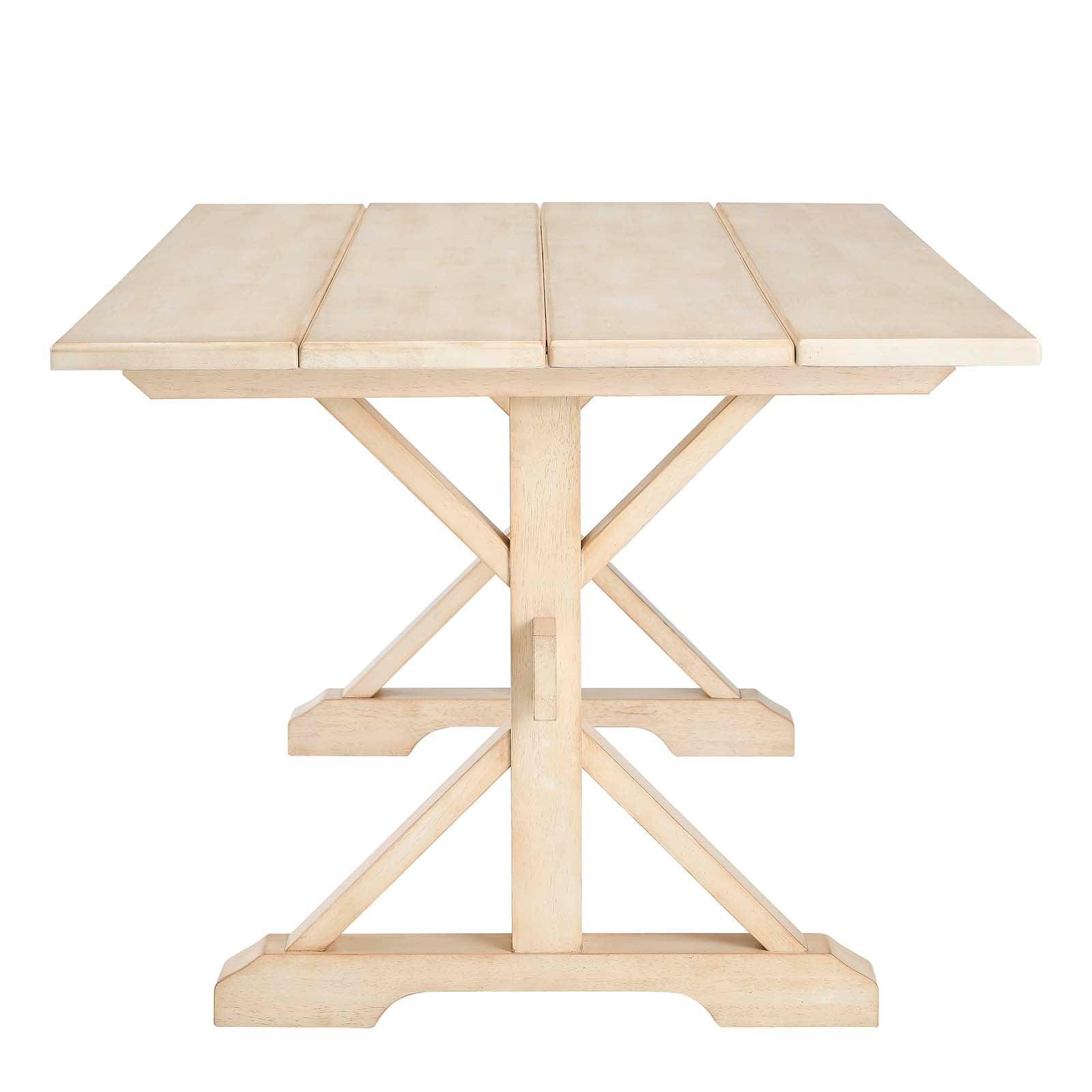 Modway Windchime 71" Wood Dining Table, EEI-4579 FredCo
