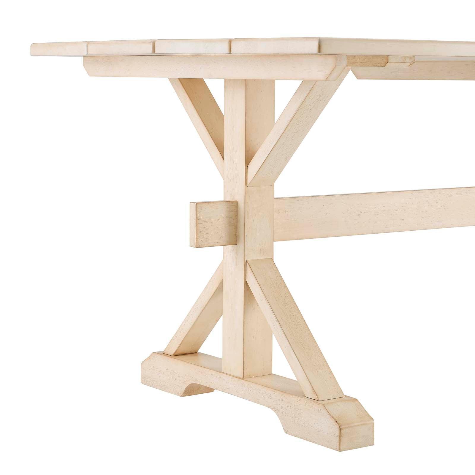Modway Windchime 71" Wood Dining Table, EEI-4579 FredCo