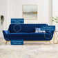 Modway Winsome Channel Tufted Performance Velvet Sofa FredCo