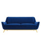 Modway Winsome Channel Tufted Performance Velvet Sofa FredCo