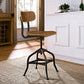 Modway Wood Dining Stool, Brown FredCo