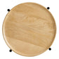 Modway Xilo Round Wood and Metal Side Table FredCo