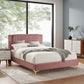 Modway Zahra Channel Tufted Performance Velvet King Platform Bed FredCo