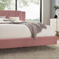Modway Zahra Channel Tufted Performance Velvet King Platform Bed FredCo