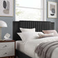 Modway Zahra Channel Tufted Performance Velvet Queen Platform Bed FredCo