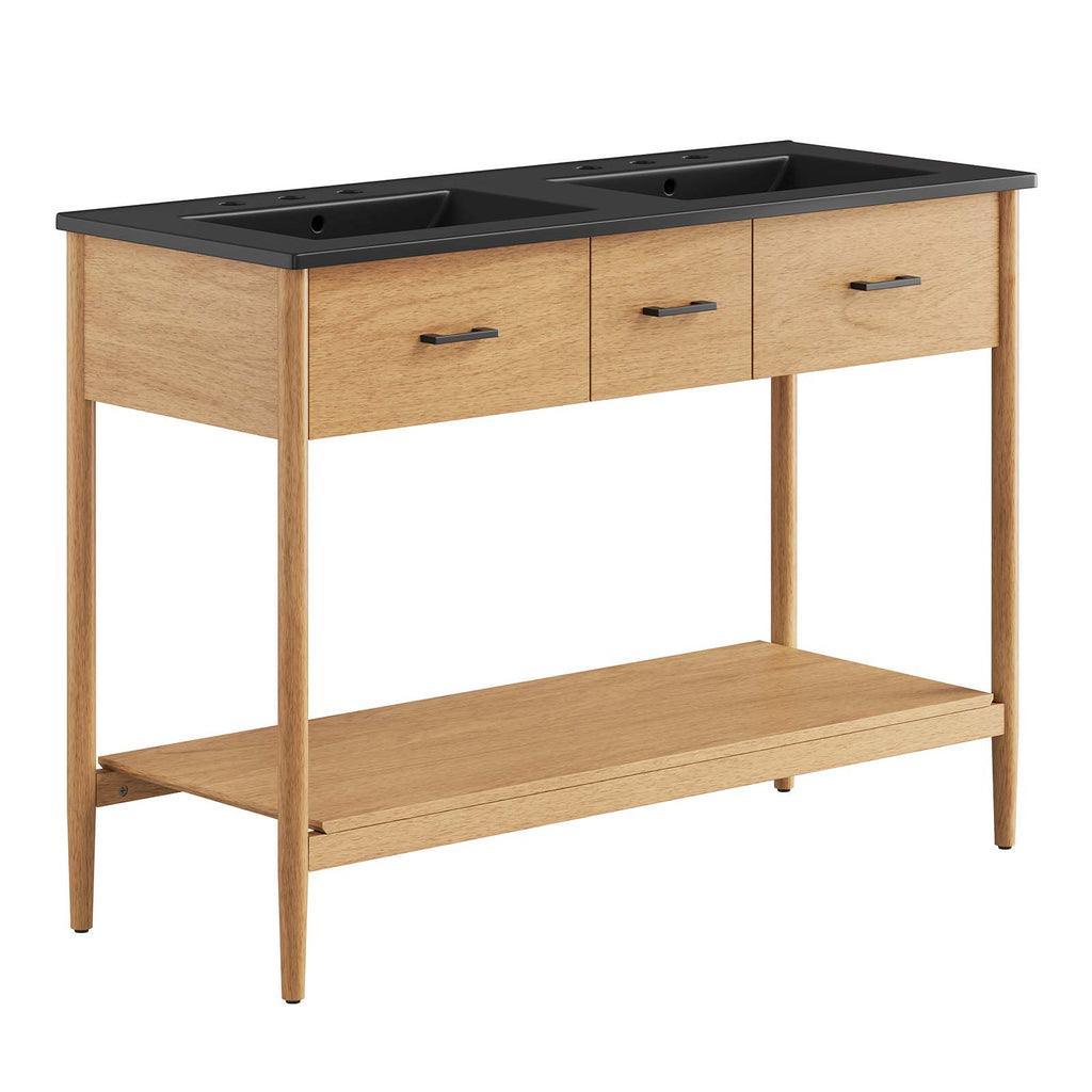 Modway Zaire 48" Double Sink Bathroom Vanity FredCo