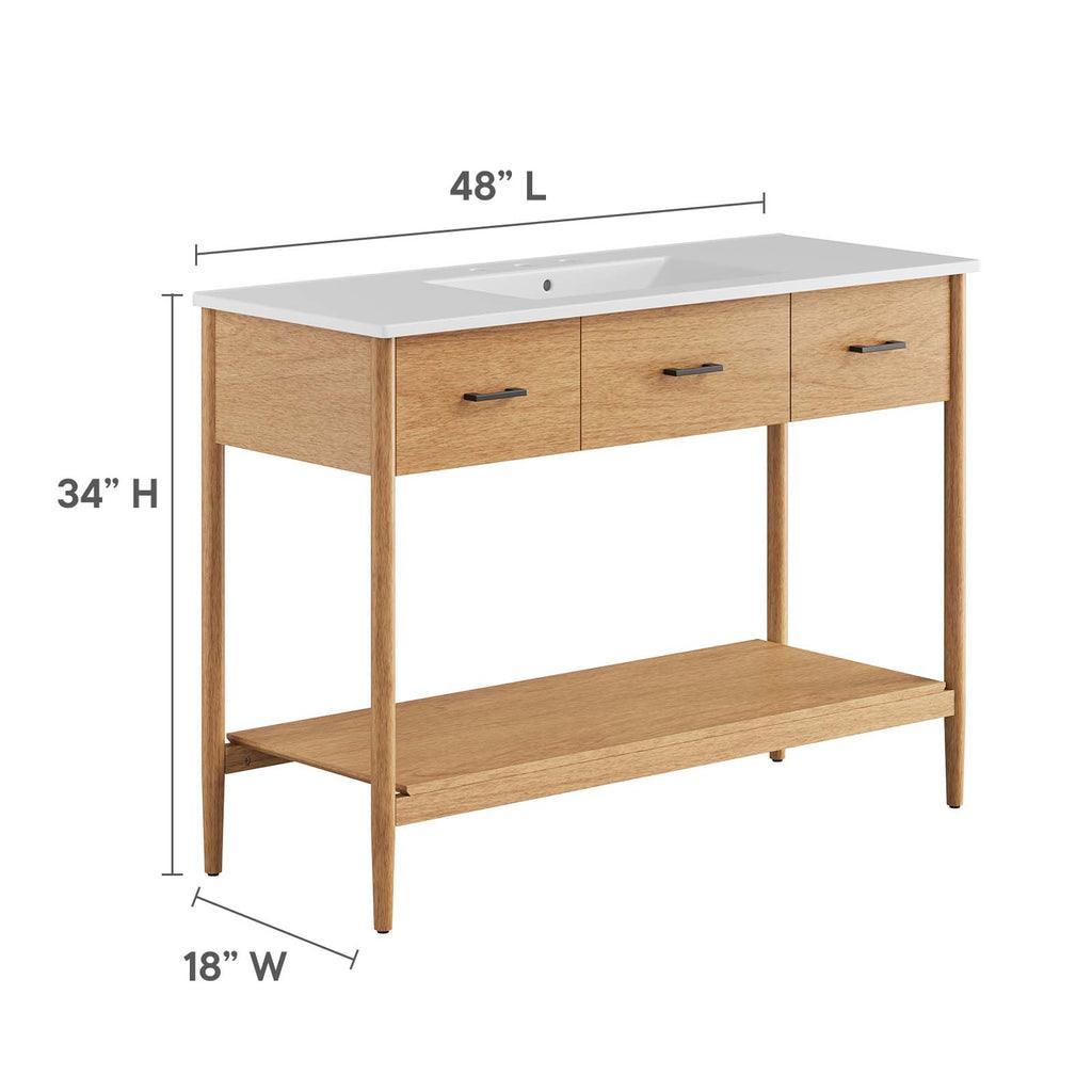 Modway Zaire 48" Single Sink Bathroom Vanity FredCo