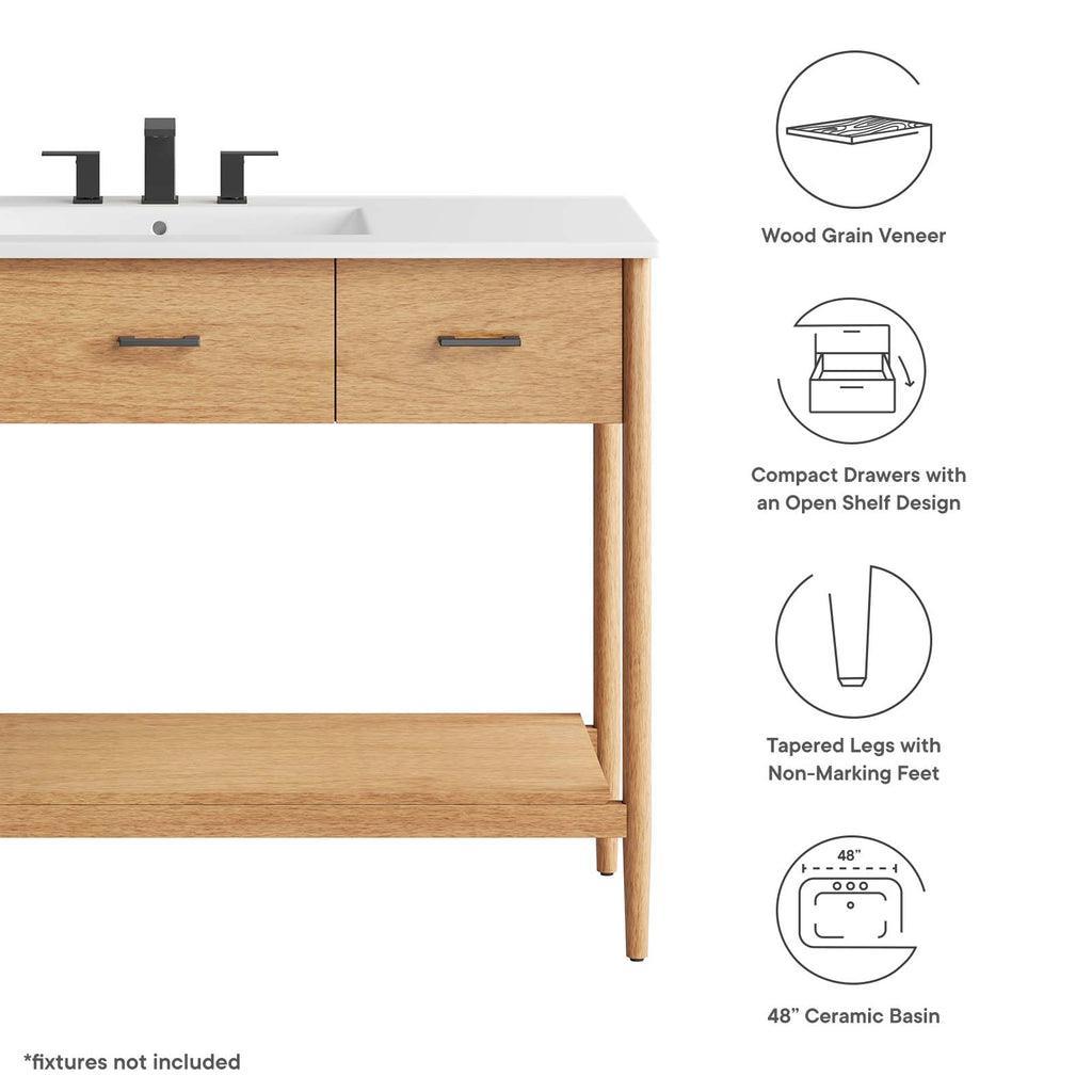 Modway Zaire 48" Single Sink Bathroom Vanity FredCo