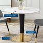 Modway Zinque 36" Artificial Marble Dining Table FredCo