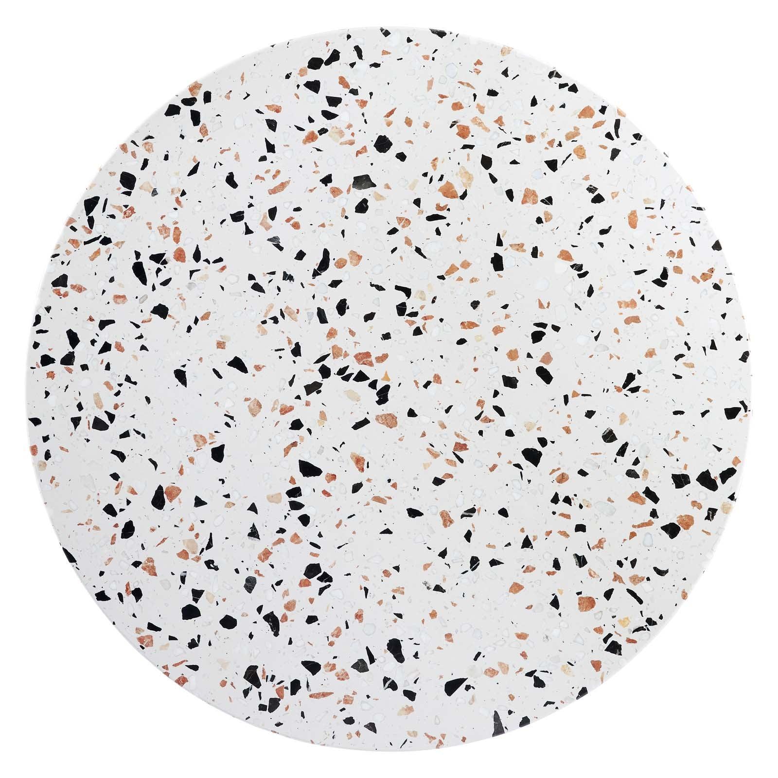 Modway Zinque 36" Round Terrazzo Dining Table FredCo