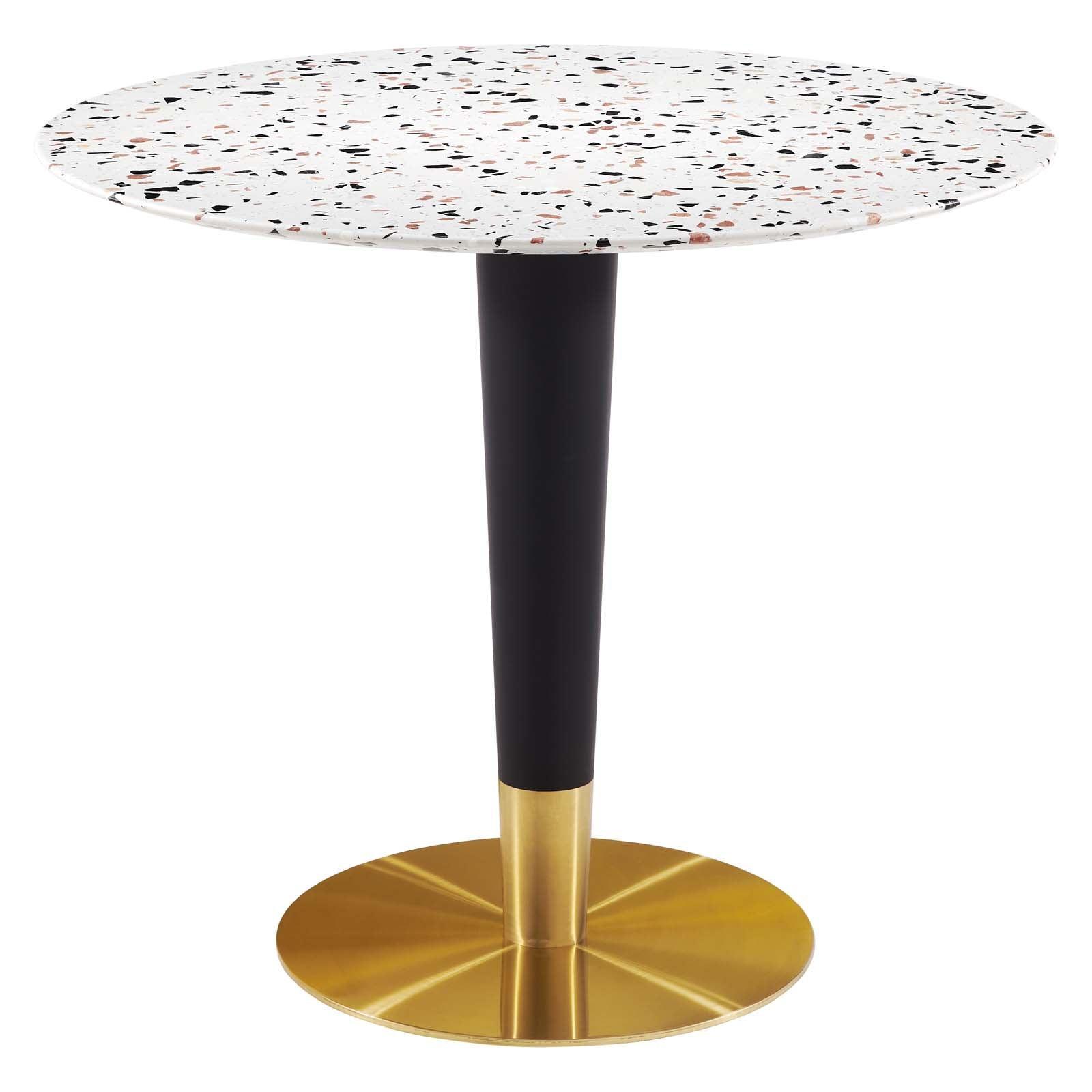 Modway Zinque 36" Round Terrazzo Dining Table FredCo