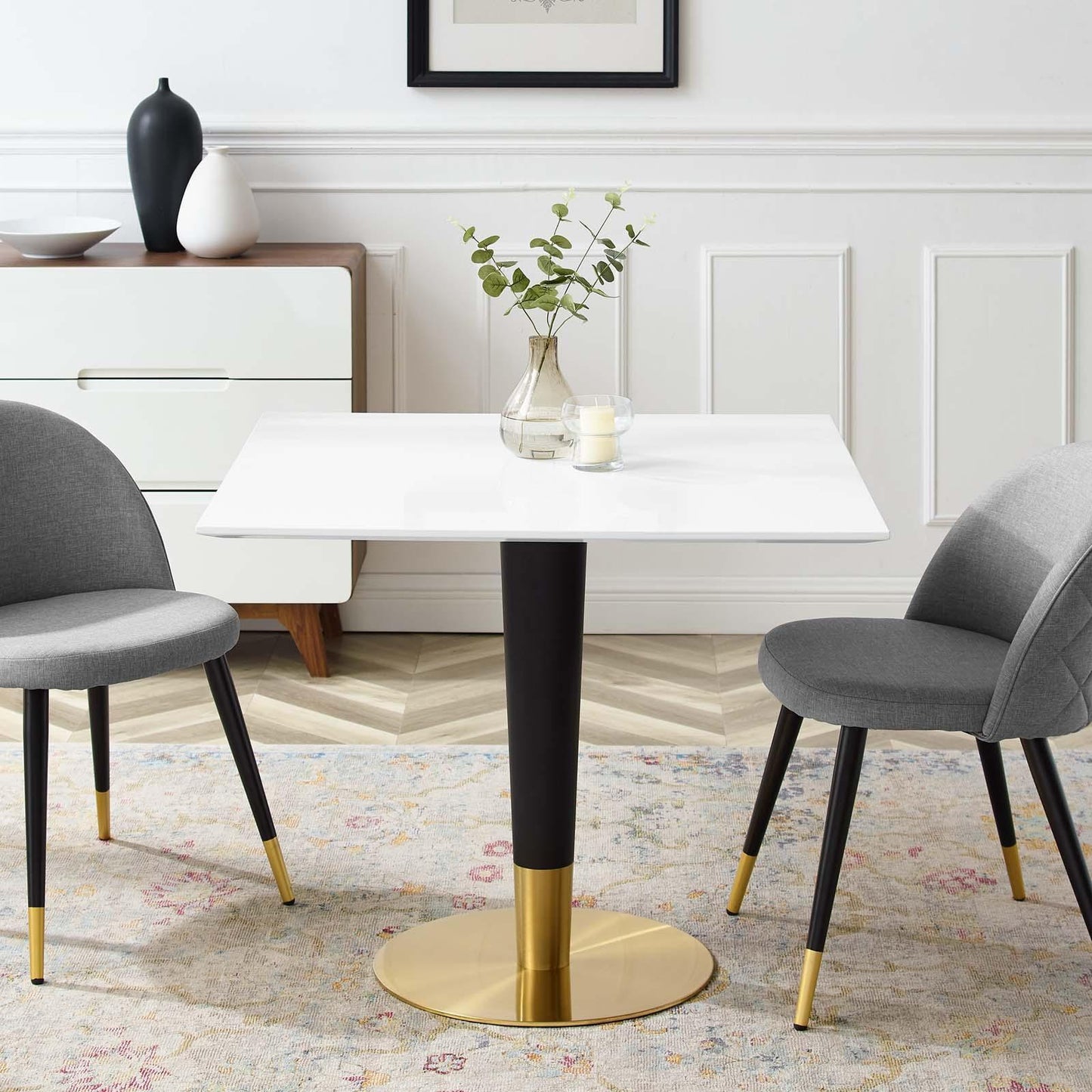 Modway Zinque 36" Square Dining Table FredCo