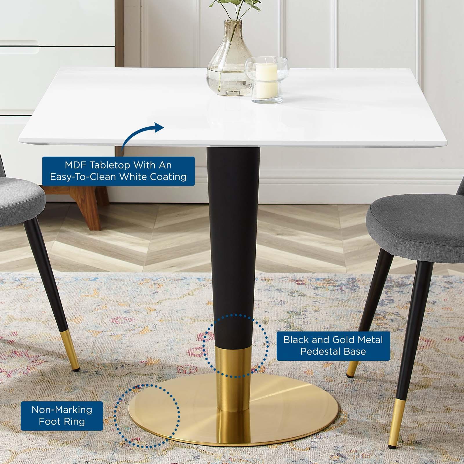 Modway Zinque 36" Square Dining Table FredCo