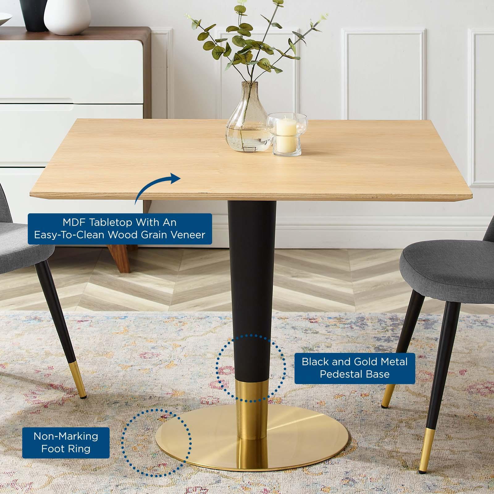 Modway Zinque 40" Square Dining Table FredCo