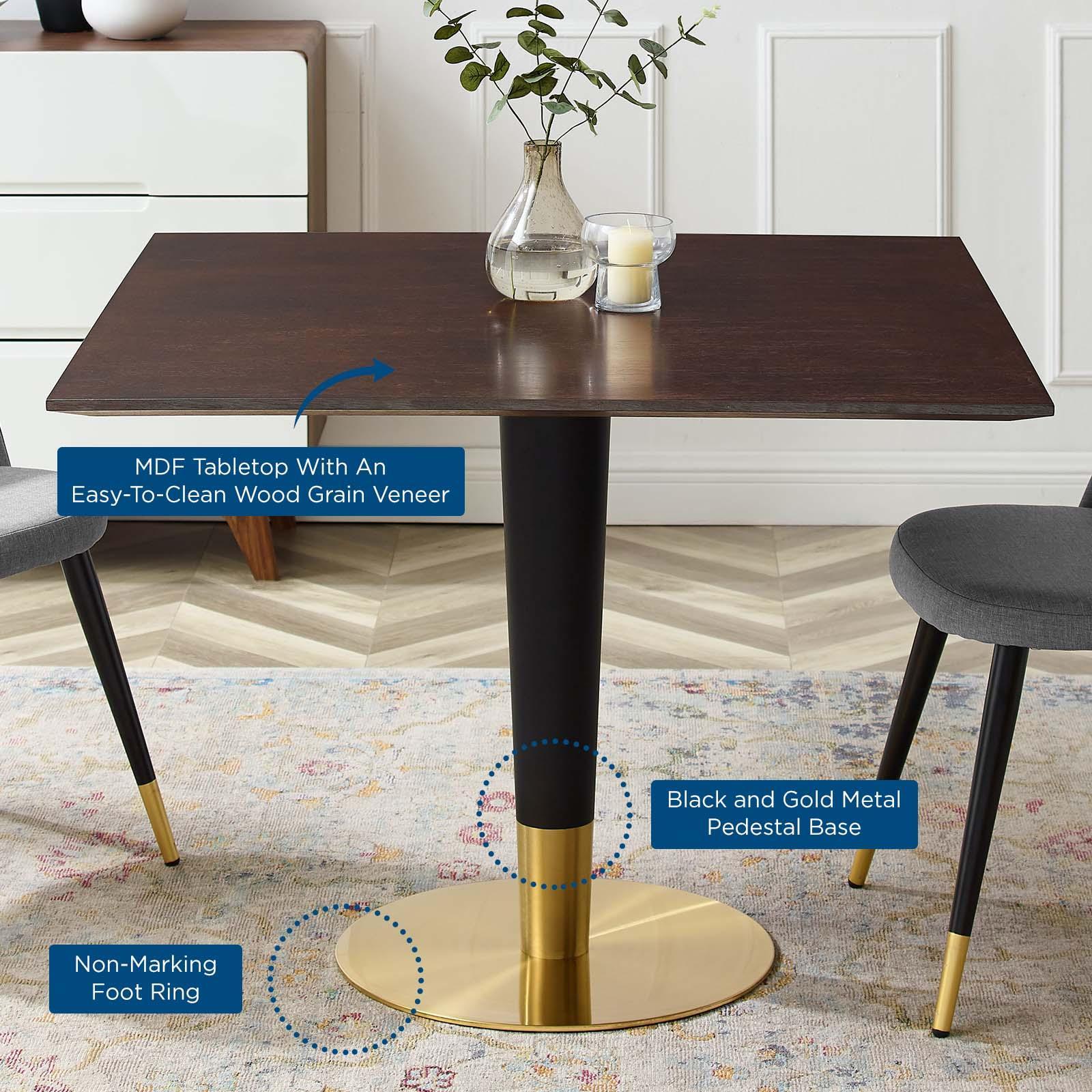Modway Zinque 40" Square Dining Table FredCo