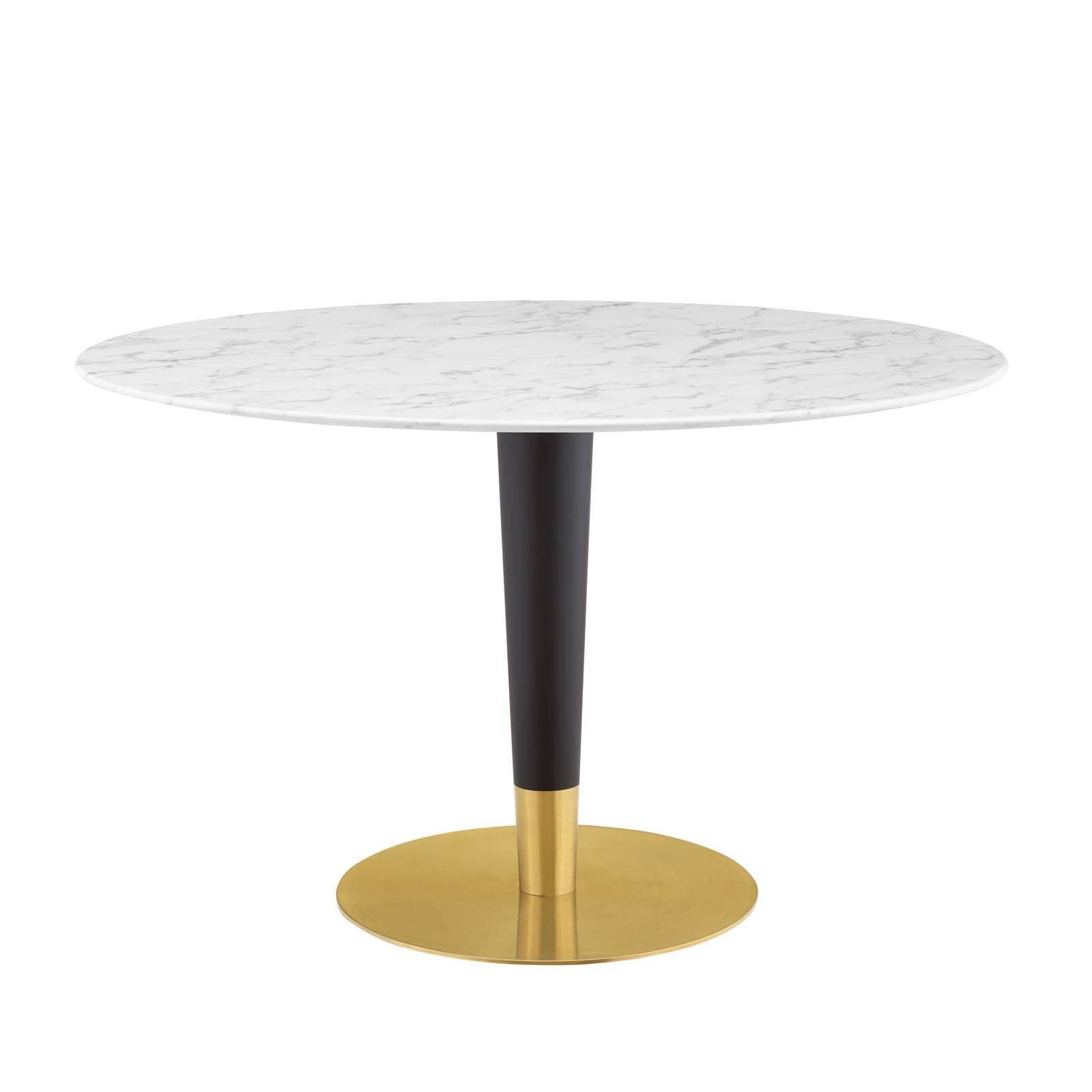 Modway Zinque 47" Artificial Marble Dining Table FredCo