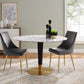 Modway Zinque 47" Round Terrazzo Dining Table FredCo