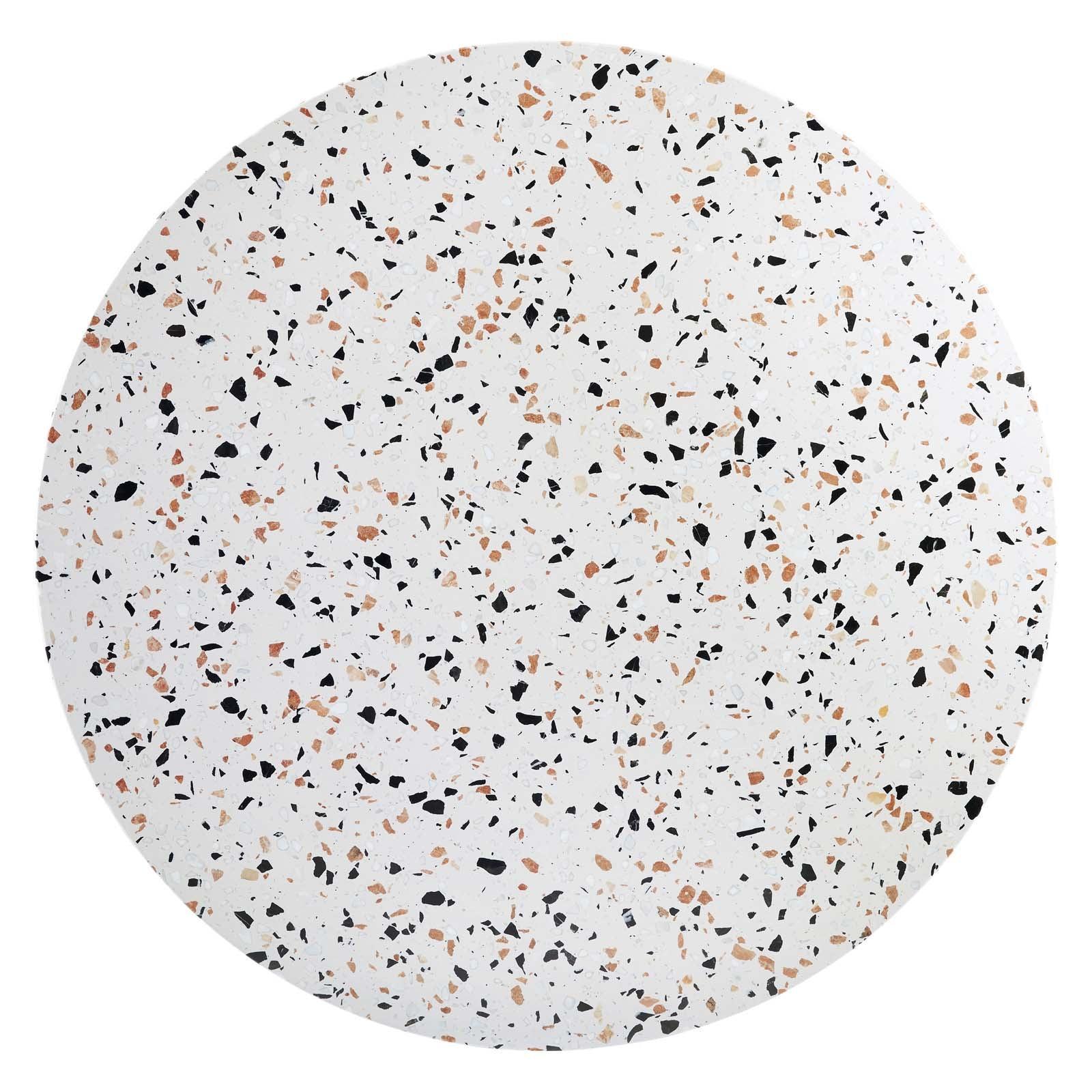 Modway Zinque 47" Round Terrazzo Dining Table FredCo