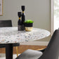 Modway Zinque 47" Round Terrazzo Dining Table FredCo