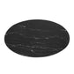 Modway Zinque 48" Oval Artificial Marble Dining Table FredCo