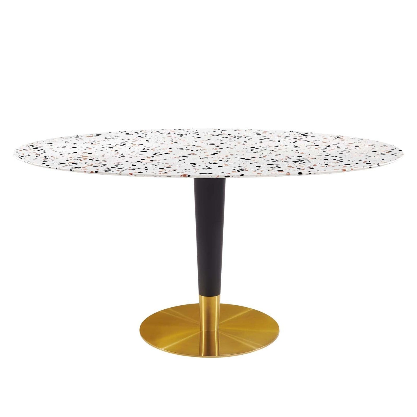 Modway Zinque 60" Oval Terrazzo Dining Table FredCo