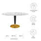 Modway Zinque 60" Oval Terrazzo Dining Table FredCo