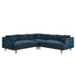Modway Zoya Down Filled Overstuffed 3 Piece Sectional Sofa FredCo