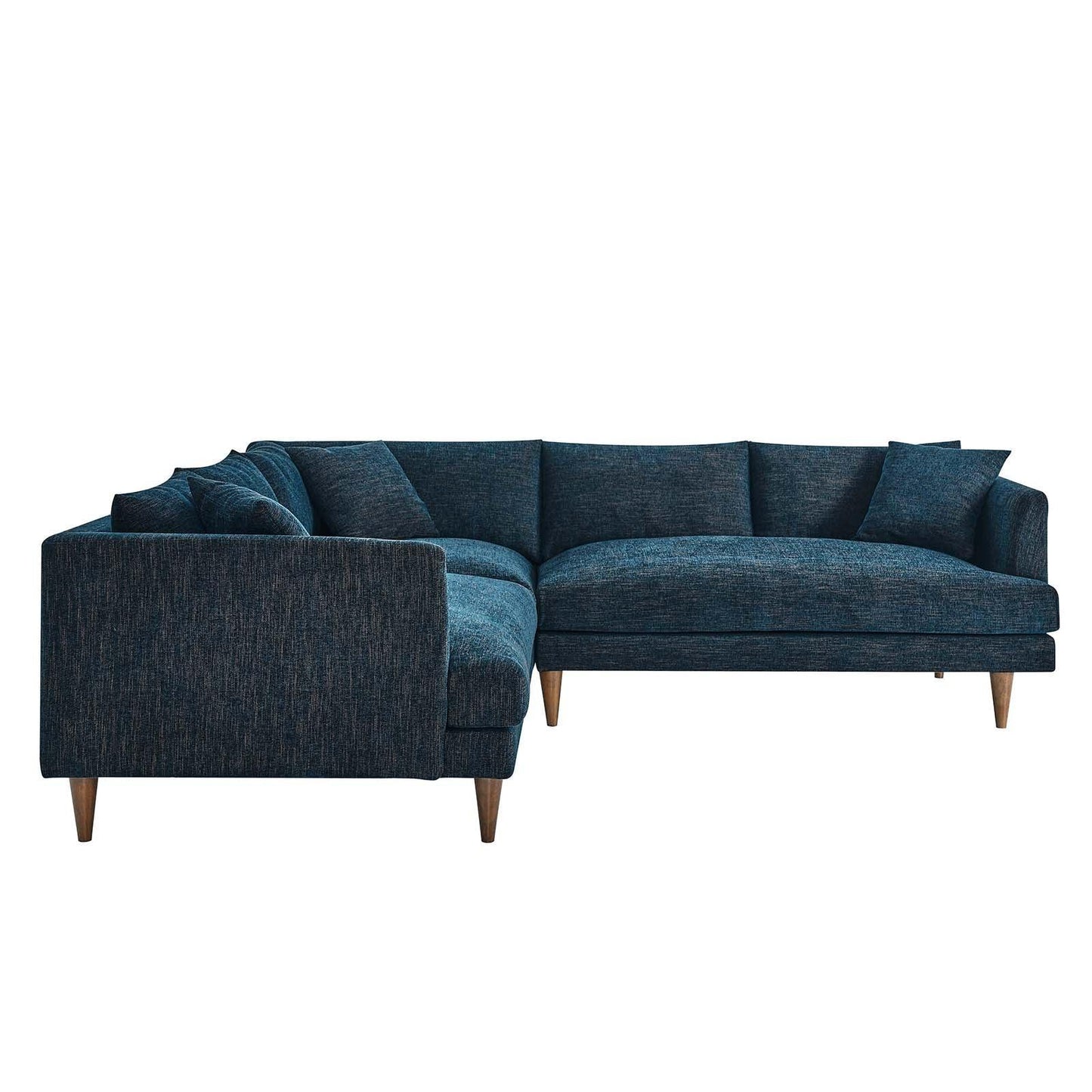 Modway Zoya Down Filled Overstuffed 3 Piece Sectional Sofa FredCo