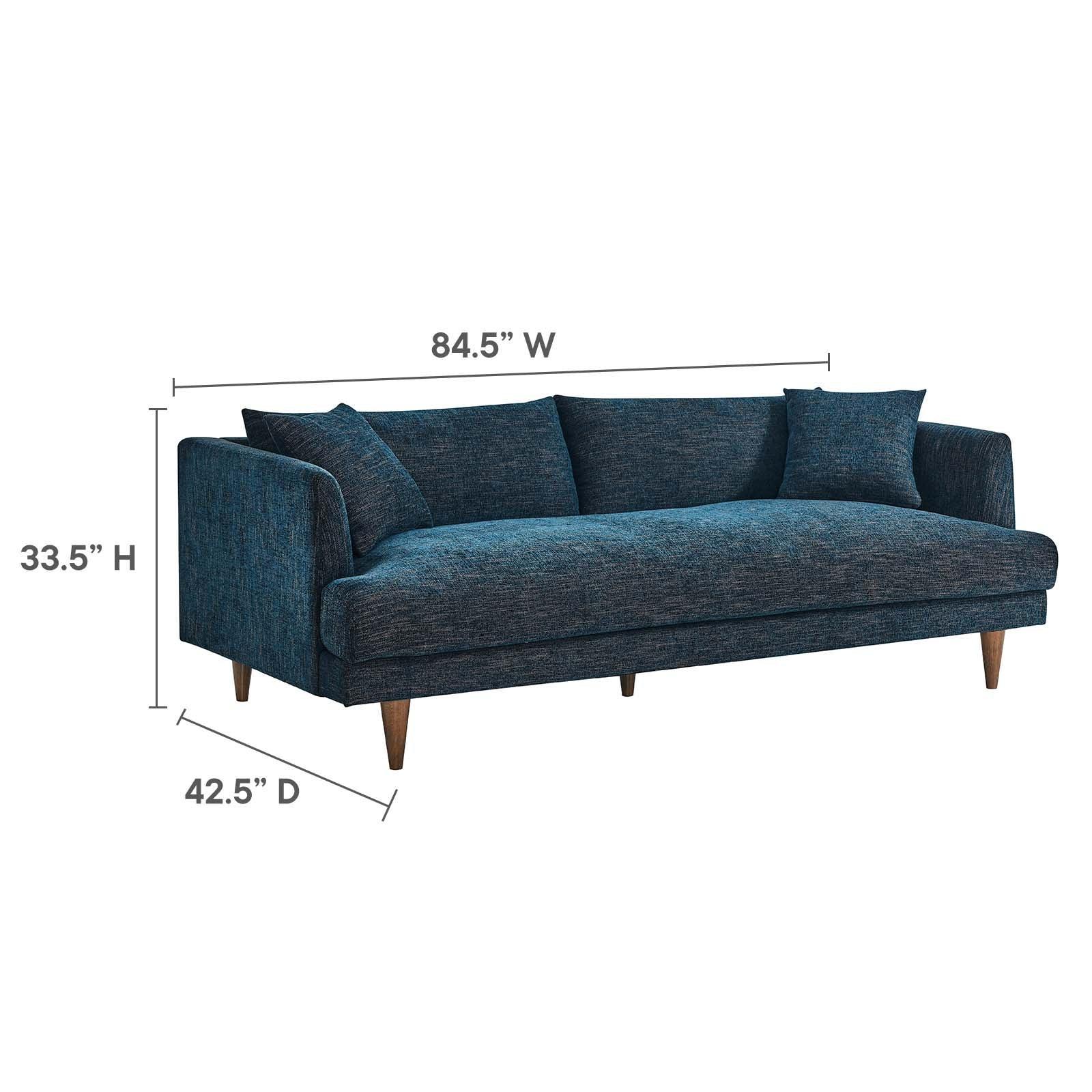 Modway Zoya Down Filled Overstuffed Sofa and Ottoman Set FredCo