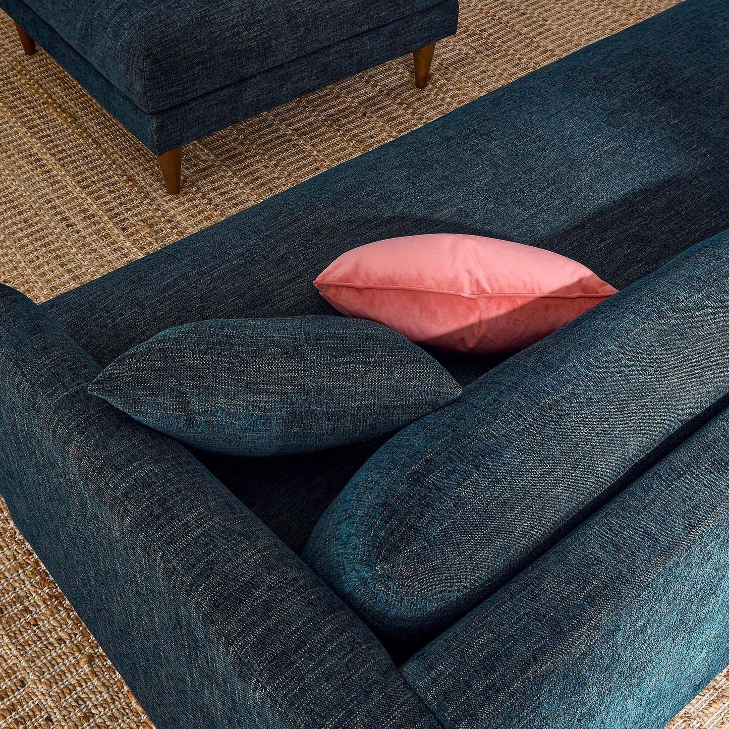 Modway Zoya Down Filled Overstuffed Sofa and Ottoman Set FredCo