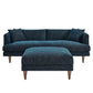Modway Zoya Down Filled Overstuffed Sofa and Ottoman Set FredCo