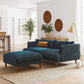 Modway Zoya Down Filled Overstuffed Sofa and Ottoman Set FredCo