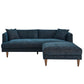 Modway Zoya Down Filled Overstuffed Sofa and Ottoman Set FredCo