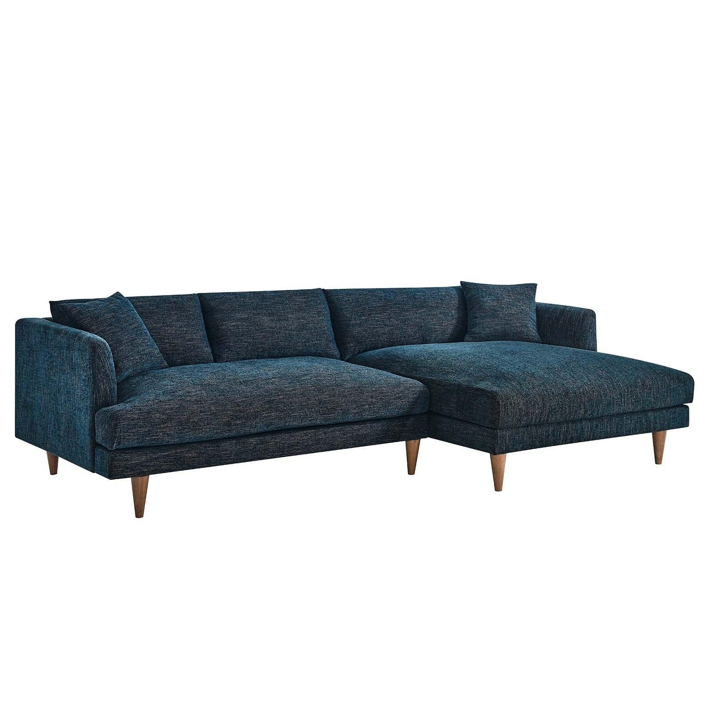 Modway Zoya Right-Facing Down Filled Overstuffed Sectional Sofa FredCo