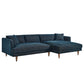 Modway Zoya Right-Facing Down Filled Overstuffed Sectional Sofa FredCo