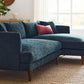 Modway Zoya Right-Facing Down Filled Overstuffed Sectional Sofa FredCo