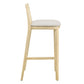 Monarch Wood and Rattan Bar Stool by Modway FredCo