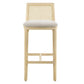 Monarch Wood and Rattan Bar Stool by Modway FredCo