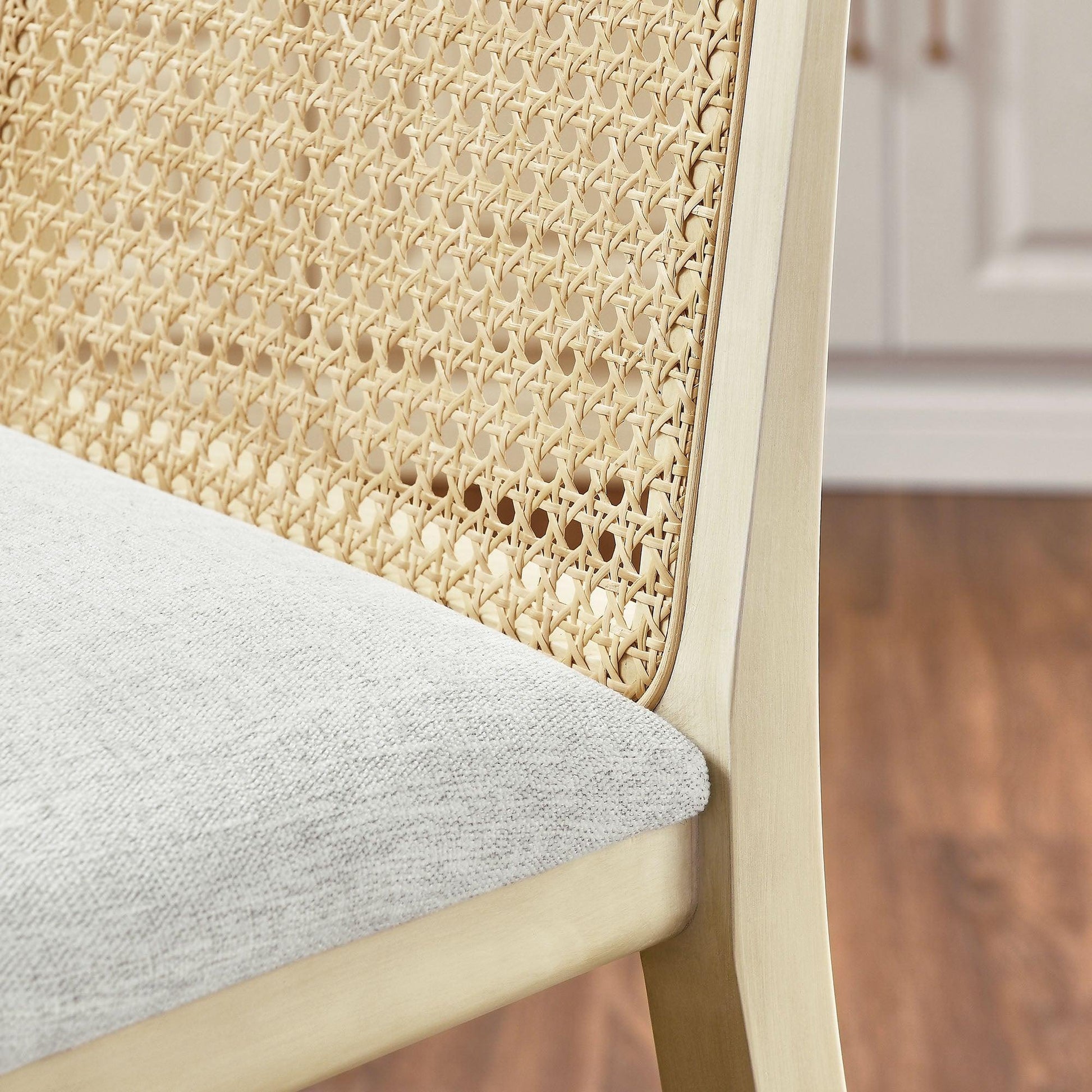 Monarch Wood and Rattan Bar Stool by Modway FredCo