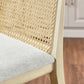 Monarch Wood and Rattan Bar Stool by Modway FredCo