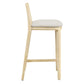 Monarch Wood and Rattan Counter Stool by Modway FredCo