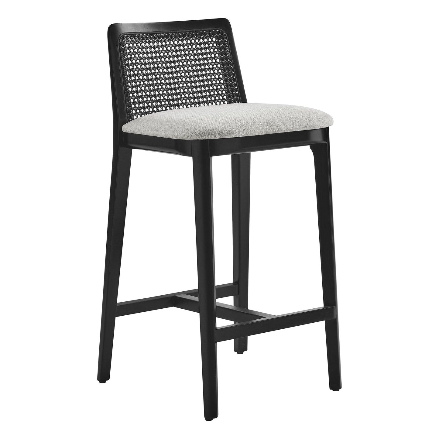 Monarch Wood and Rattan Counter Stool by Modway FredCo