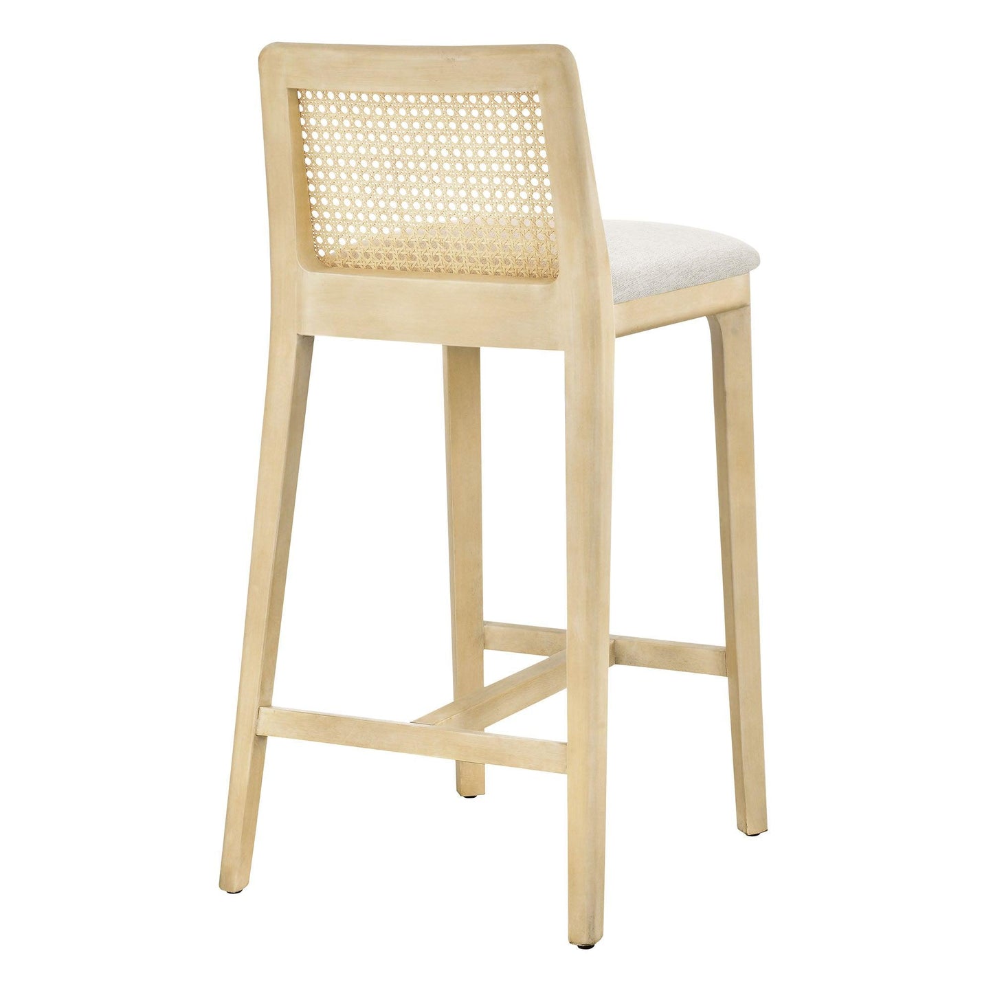 Monarch Wood and Rattan Counter Stool by Modway FredCo