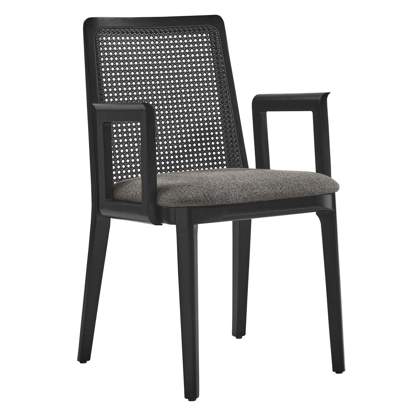 Monarch Wood and Rattan Dining Armchair by Modway FredCo