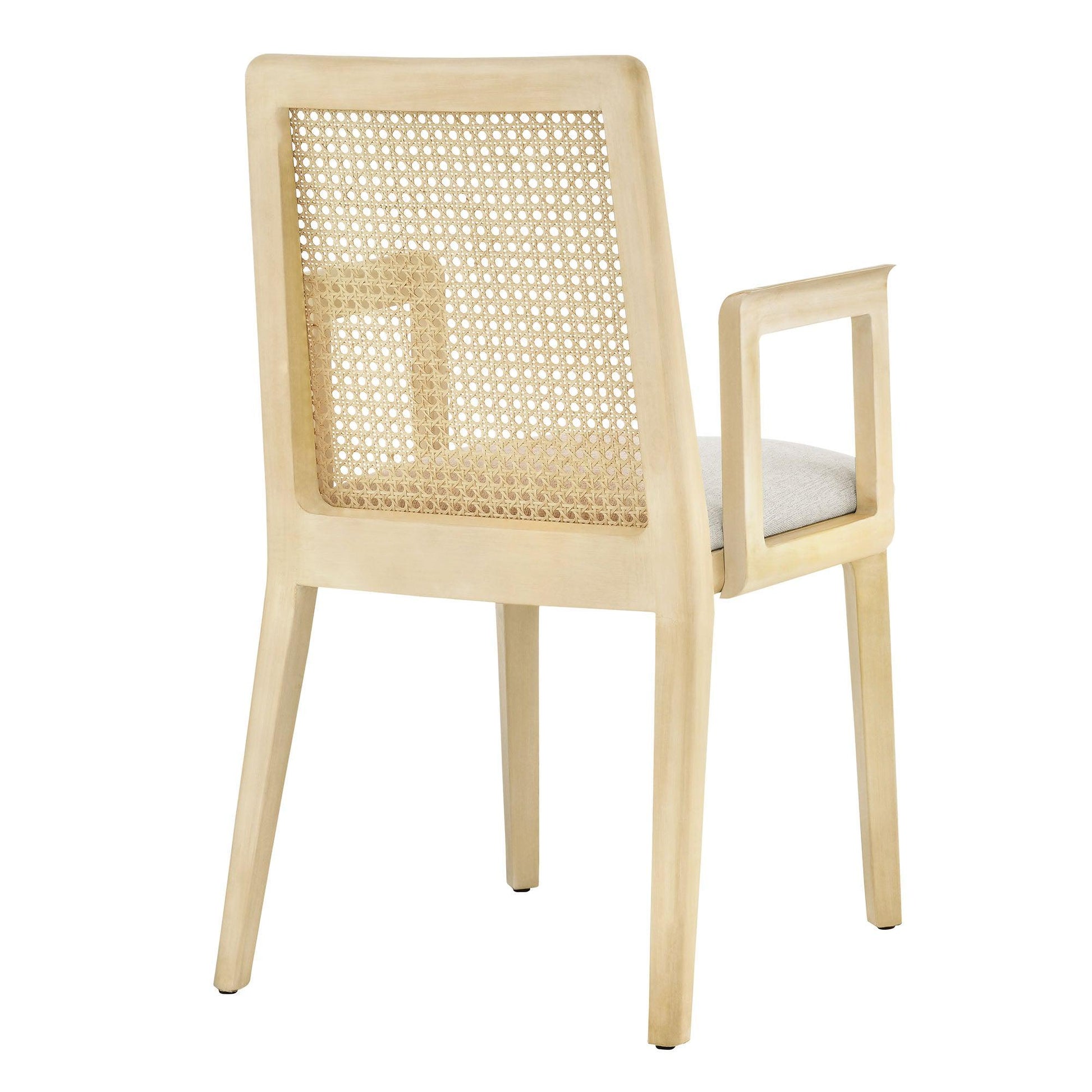 Monarch Wood and Rattan Dining Armchair by Modway FredCo