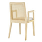 Monarch Wood and Rattan Dining Armchair by Modway FredCo