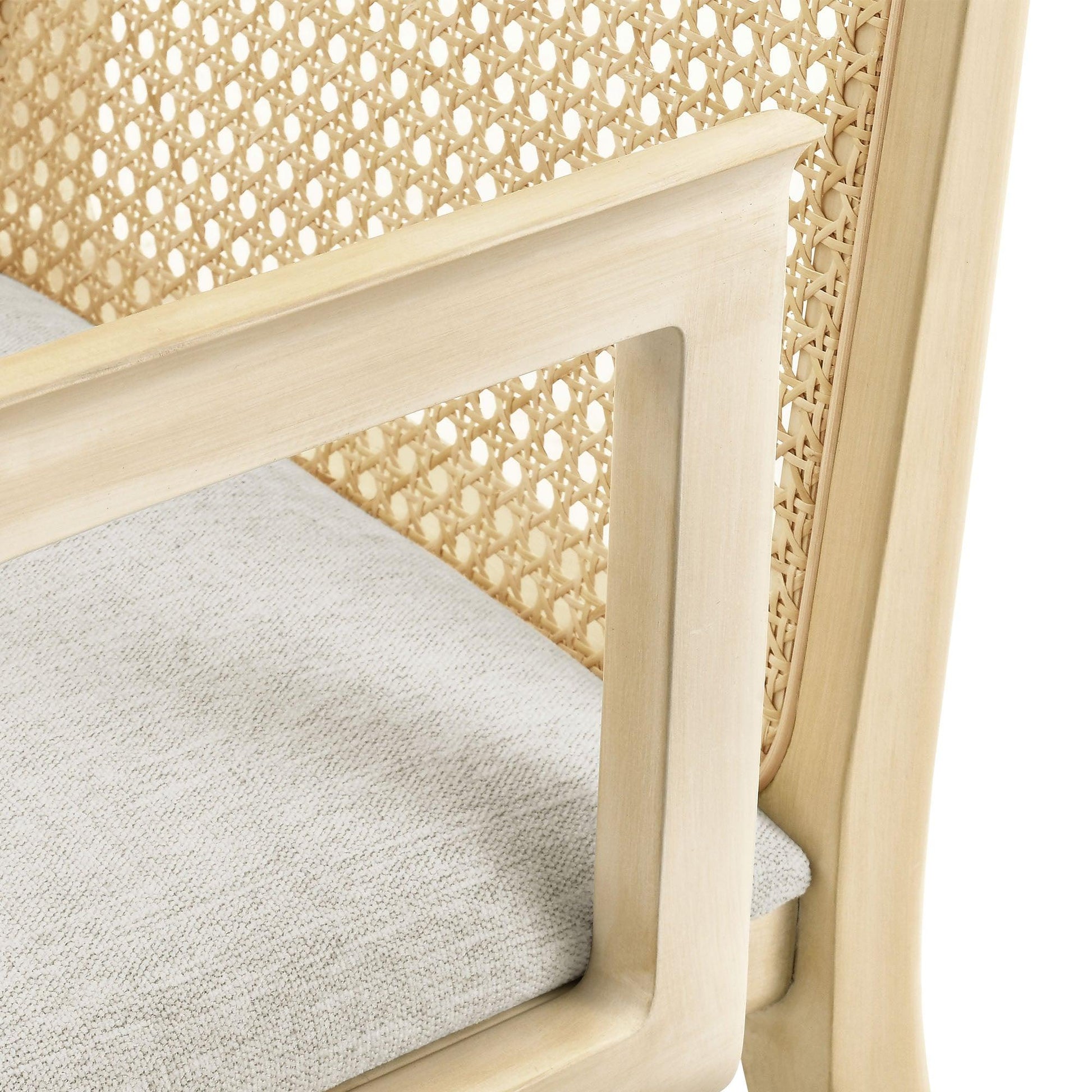 Monarch Wood and Rattan Dining Armchair by Modway FredCo