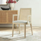 Monarch Wood and Rattan Dining Armchair by Modway FredCo