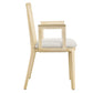 Monarch Wood and Rattan Dining Armchair by Modway FredCo